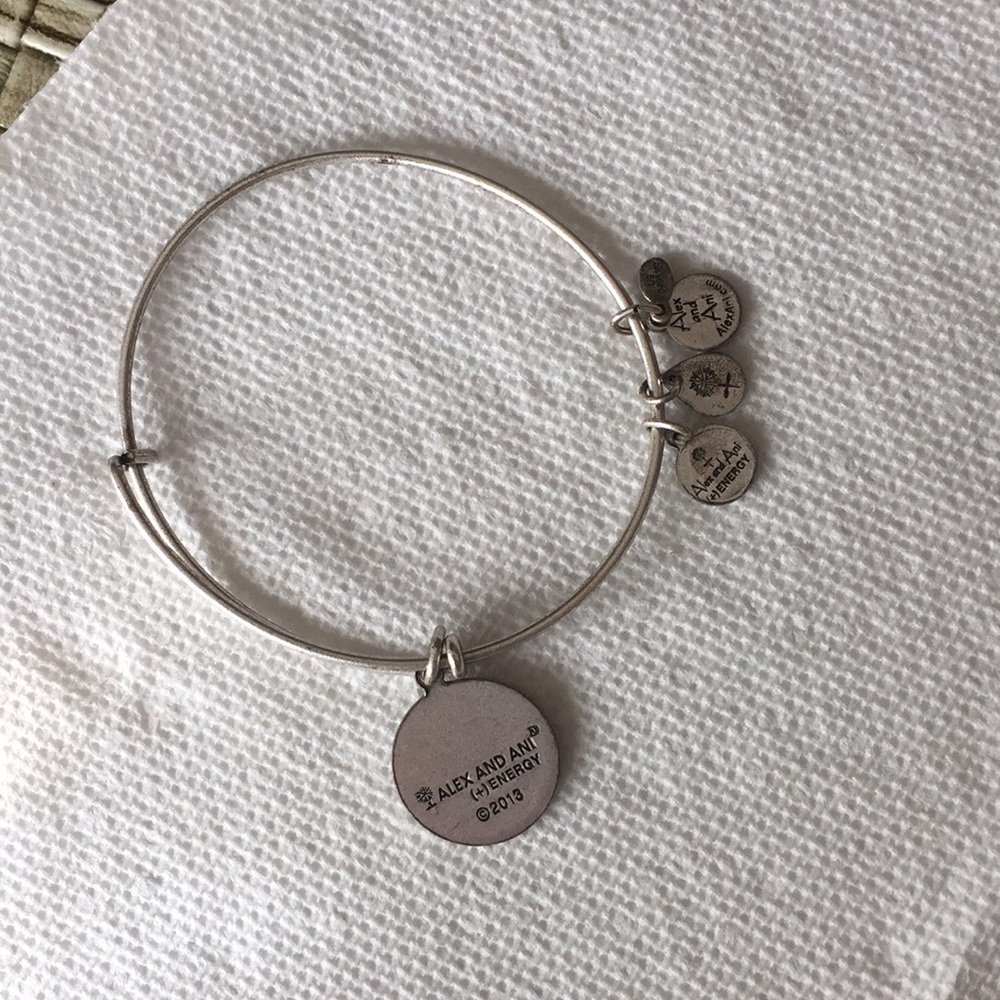 Alex and Ani bracelet M initial - Picture 2 of 2